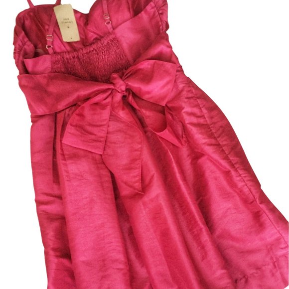 Hot Pink Cocktail Dress (Size: Medium) - Picture 3 of 3